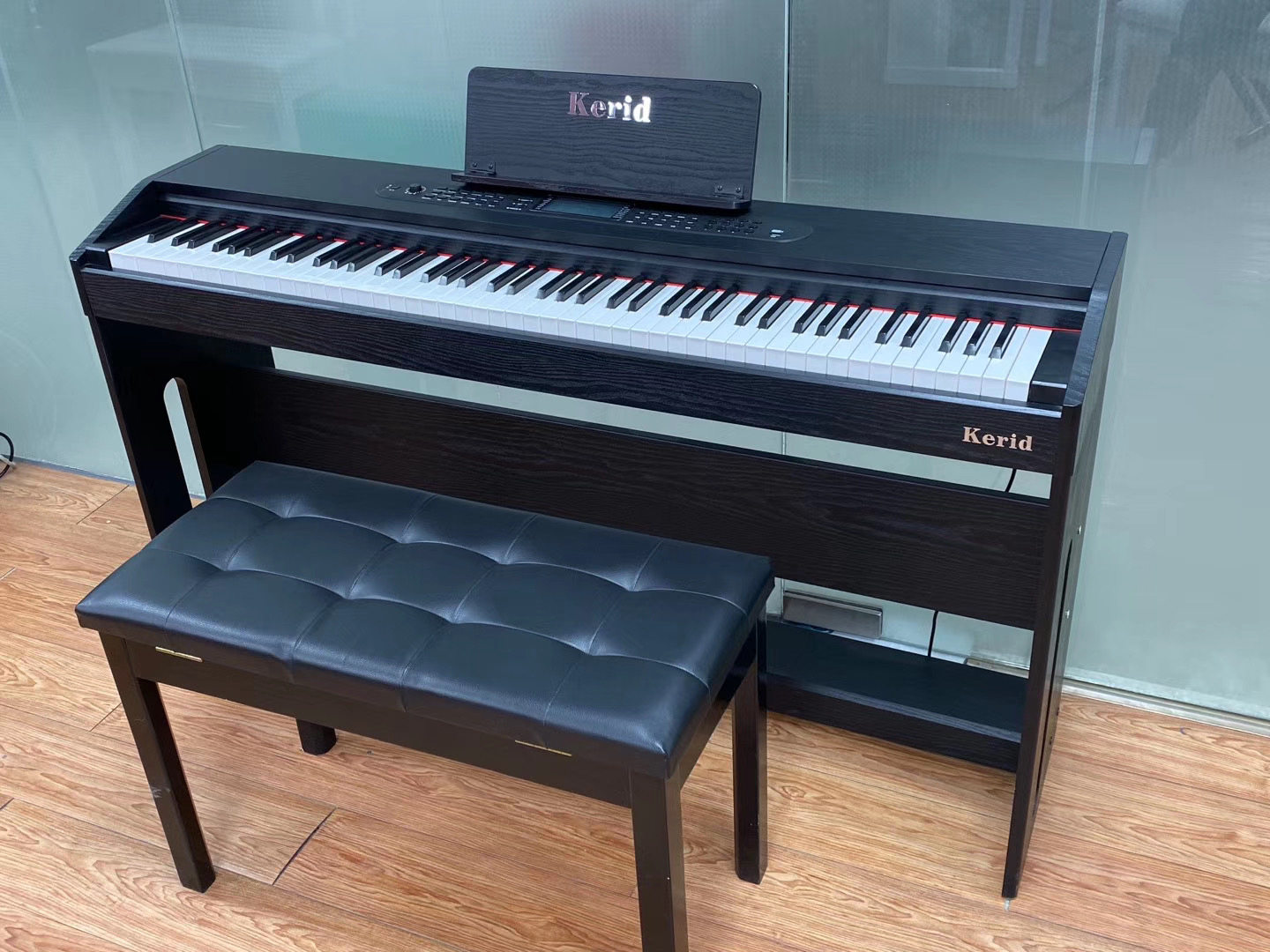 kerid电钢琴88键重锤kd-8815 8815智能电钢琴家用专业成人幼师