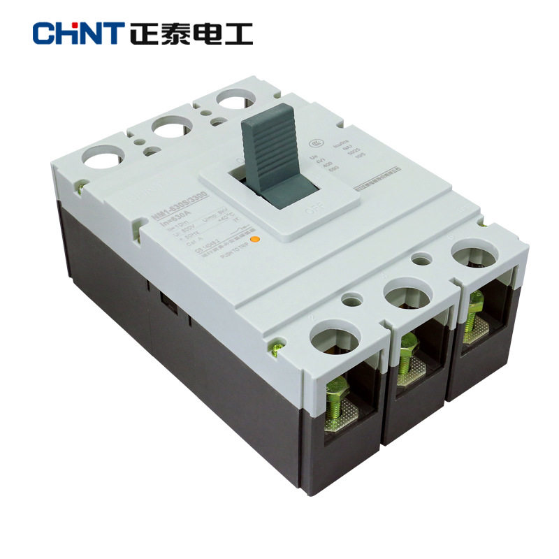 正泰NM1塑壳断路器NM1-630S总开关3p塑料外壳空气开关固定式现货