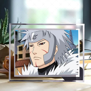 火影忍者千手扉间水晶相框时尚桌面创意摆件动漫周边二次元礼物新