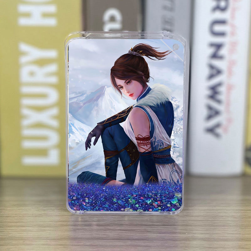画江湖之不良人姬如雪流沙麻将摆件动漫周边流麻亚克力卡砖挂件立