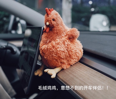jeycat塞西尔母鸡克鲁尼公鸡Ceile Chckn毛绒玩偶车载摆件可爱