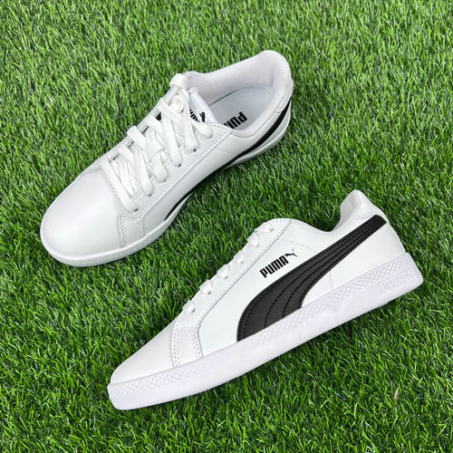 彪马小白鞋系带女子板鞋低帮黑标