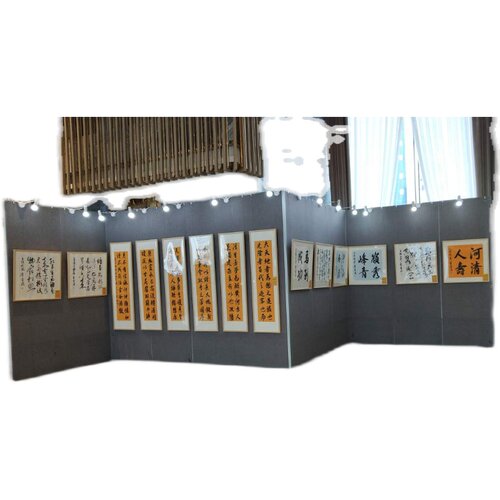 石家庄展览特装 标摊标展 书画展板 无缝展板