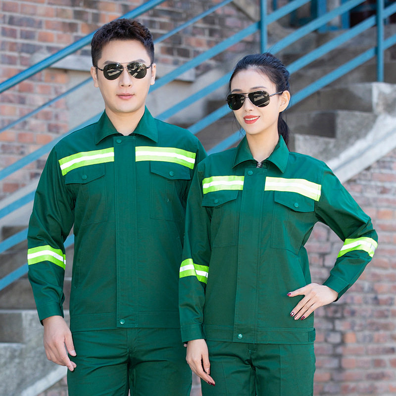 工作服短袖套装吸汗劳保