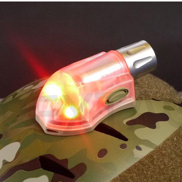 元素频闪灯识别信号求生灯Mant Strobe蜗牛灯战术头盔灯带魔术贴