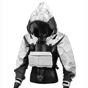 DMgear混迹袖服DIY配件轻型胸挂兼容D3 ss背心背带胸挂包通用副包