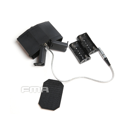 军迷新品AVS9夜视仪带线/元线版尼龙电池盒COSPLAY带魔术贴电池仓