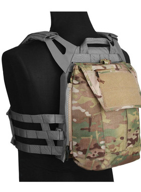 爱默生军迷CPC/NCPC/AVS/JPC2.0背心通用副包拉链水袋迷彩背板包
