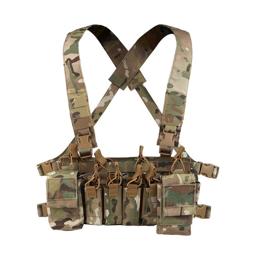 D3CRX迷彩多功能可拓展胸挂背心