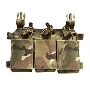 TR战术奇兵 弹力三联攻击面板556 AK AR通用适用FCSK法老背心迷彩