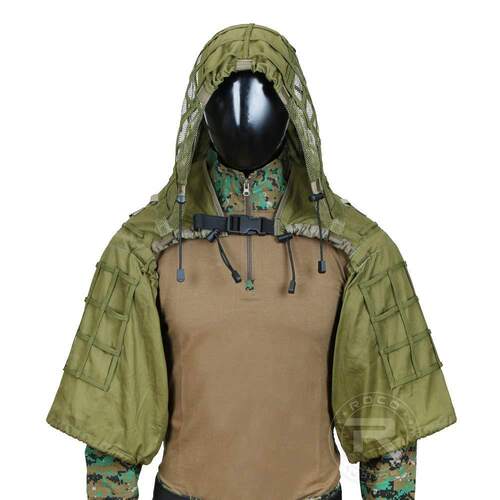 丛林CS战术吉利服伪装服隐身披风