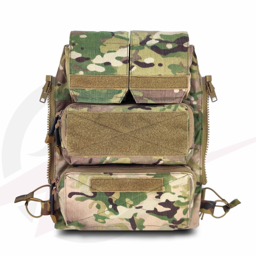 JPC2.0背心用拉链式四兜背板包