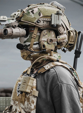 FCS V60双通战术耳机PRC152 PD980 XTS5000 APX7000对讲机PTT连接