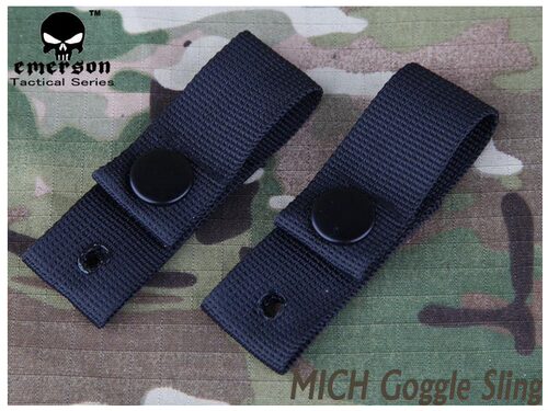 EmersonGear爱默生 MICH头盔眼镜防摔防掉固定带战术帆布耐用扣绳