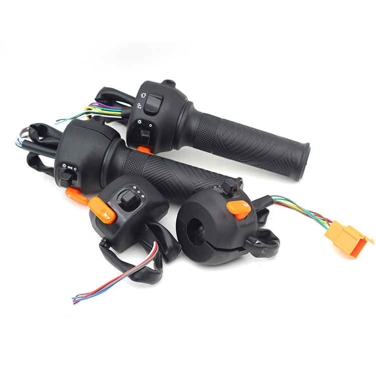 雅迪电动车欧曼博DT3 M20 DE8 DT6左右组合开关总成油门转把