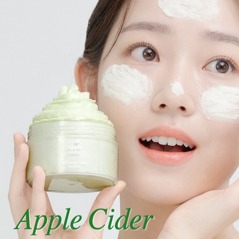 韩国进口艾藜儿奶油洁面膏卸妆深层清洁泥膜去角质洗面冰激凌质感