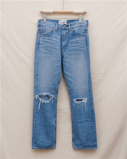 COMME des GARCONS 日本制 浅色水洗牛仔裤 Watanabe 破洞 Junya