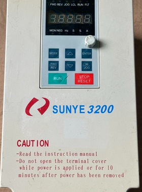 溢价-SUNYE日业变频器SY3200G2R22.2KW三