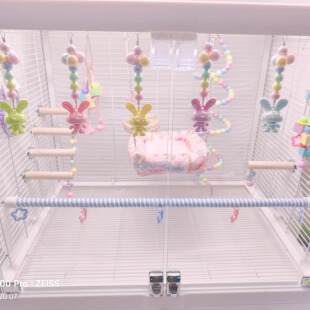 鹦鹉玩具鸟笼配件玄凤牡丹虎皮小太阳和尚鹦鹉用品鸟鹦鹉站杆爬梯
