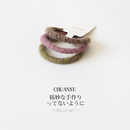 川野法式 简约百搭橡皮筋高弹力耐用头饰发饰 秋冬植绒小肠发圈新款