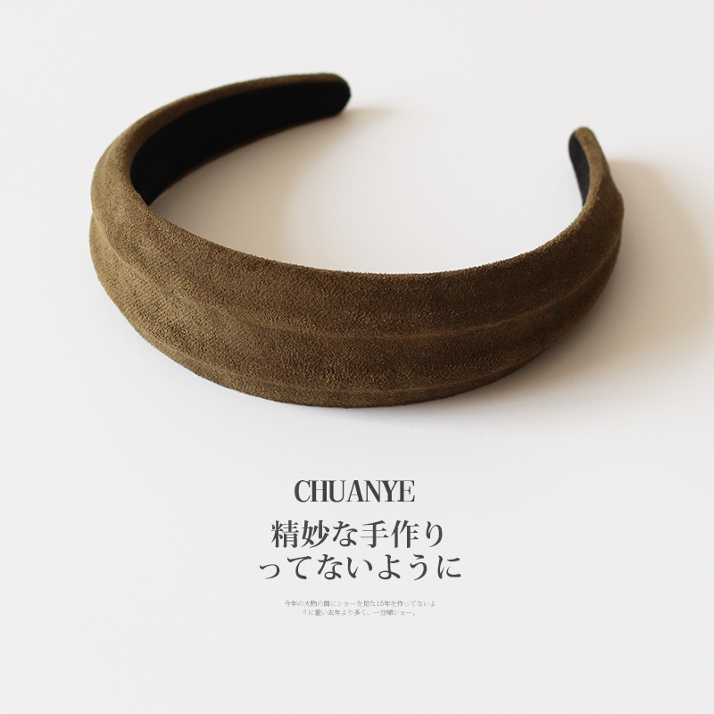 川野法式丝绒彩色头箍