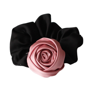 川野甜美玫瑰大肠发绳丸子头后脑勺女复古发圈皮筋头绳头圈新中式