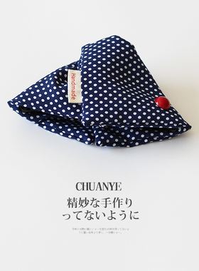 川野法式波点三角形抓夹女新款简约百搭后脑勺盘发鲨鱼夹头饰发饰