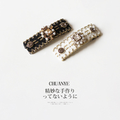 川野巴洛克风发夹女侧边2026年网红新款 气质发卡复古刘海夹子头饰