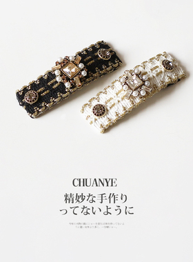 川野巴洛克风发夹女侧边2026年网红新款气质发卡复古刘海夹子头饰