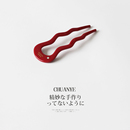 川野高级感波浪U型发簪女2025年新款 简约百搭后脑勺盘发神器发饰