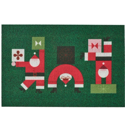 新品宜家云芬特 门垫圣诞老人图案 绿色40x60 厘米入户垫进门垫,居家布艺,入户地垫,淘宝优惠券,粉丝福利购,淘宝优惠卷