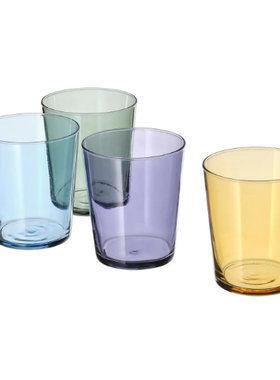 IKEA宜家 波帕约克 杯子多色30 厘升水杯4件套彩色杯子代购