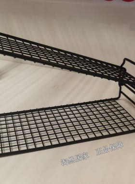 IKEA宜家  斯古道 鞋储藏件 黑色 11x19x27 厘米鞋架储藏代购