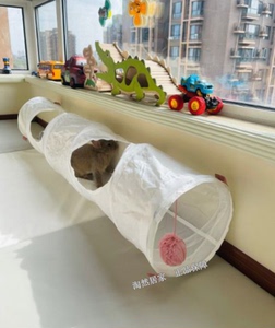 猫咪玩具游戏隧道宠物打逗玩耍