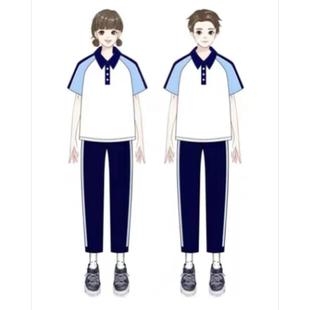 现货(江阴市华士实验学校)男女生春夏秋冬季校服短袖外套