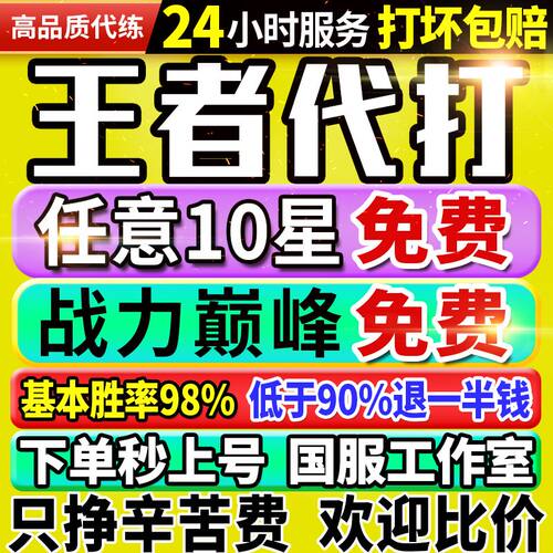 【通天代丨买贵包退丨只挣辛苦费】王者荣耀代打代练打排位巅峰赛