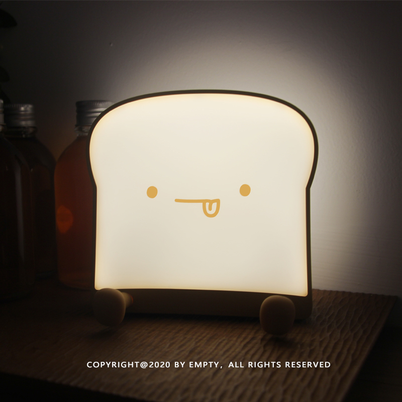 TOAST LAMP | 吐司小夜灯 手机支架看剧氛围灯 双面发光 轻拍感应