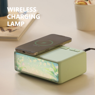 Wireless Charging Lamp | 无线充电 桌面音乐氛围灯 3in1设计