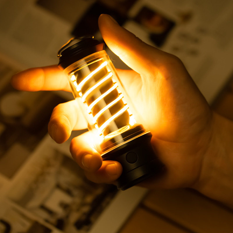 camping lamp | 森系氛围露营灯 户外多用途照明灯具 模块化设计