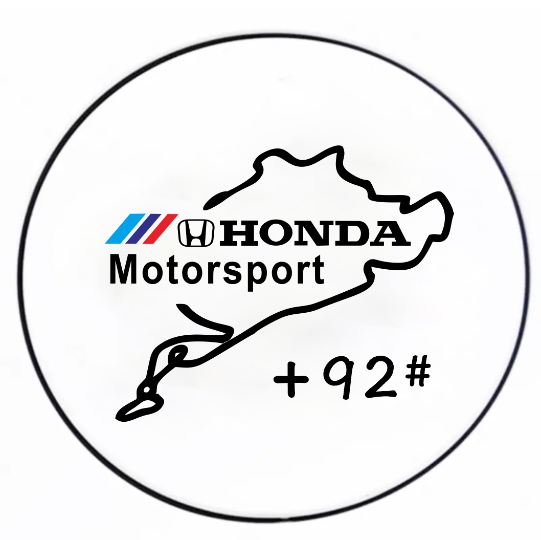 适用于本田CRV皓影雅阁思域XRV缤智飞度油箱盖车贴9295加油贴纸