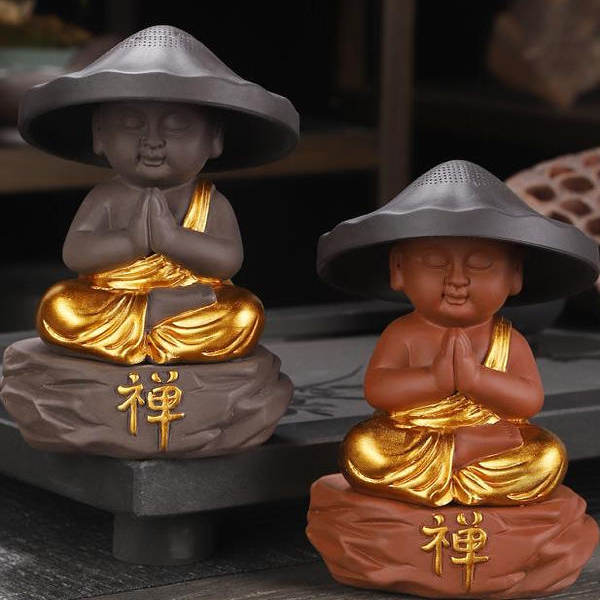 紫砂茶漏小和尚茶宠过滤器