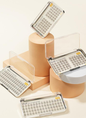 韩国FILLIMILLI假睫毛单簇自然分段式防真睫毛自然纤长感9MM 60p