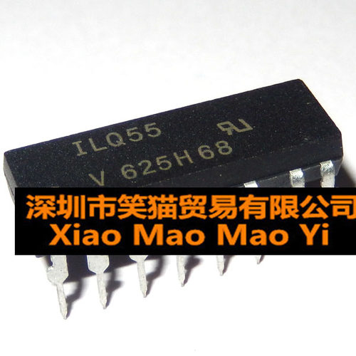 进口全新 ILQ55 光耦隔离器 - 光电输出【直插DIP-16】现货