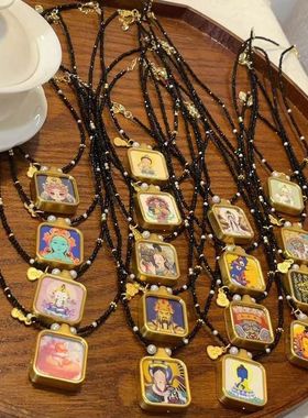 个性泰国佛牌链子唐卡项链搭配