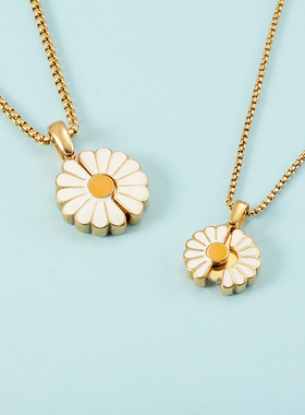 菊花形多层吊坠甜美服饰品