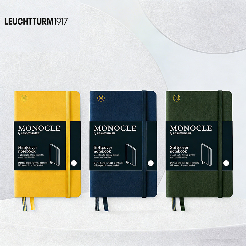 LEUCHTTURM1917灯塔A6口袋软封皮Monocle笔记本商务记事随身手账
