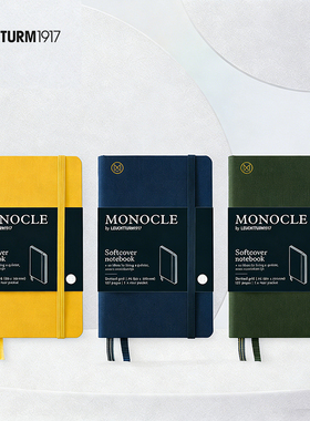 LEUCHTTURM1917灯塔A6口袋软封皮Monocle笔记本商务记事随身手账