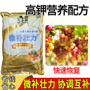 正品微补壮力高钾营养配方正牌叶面肥果实膨大恢复长势老牌子肥料
