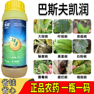 正品德国巴斯夫凯润吡唑醚菌酯乳油进口杀菌剂霜霉病炭疽病腐烂病