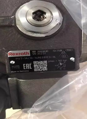 力士乐齿轮泵R900580381液压泵PV7-1A/10-14RE01MC0-16柱塞泵马达